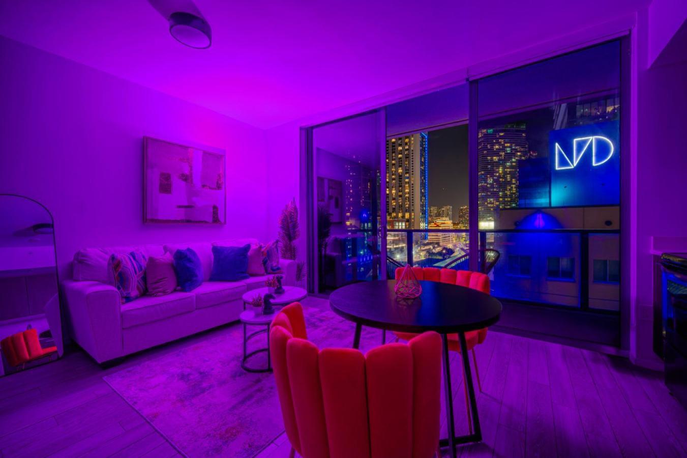 Appartamento Luxury Loft - Free Parking - Ocean View - Brickell Downtown Miami Camera foto