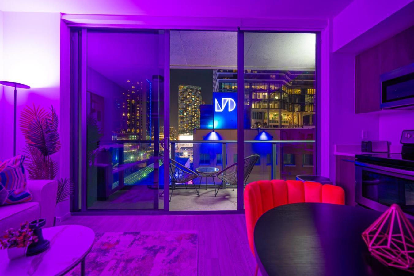 Appartamento Luxury Loft - Free Parking - Ocean View - Brickell Downtown Miami Camera foto