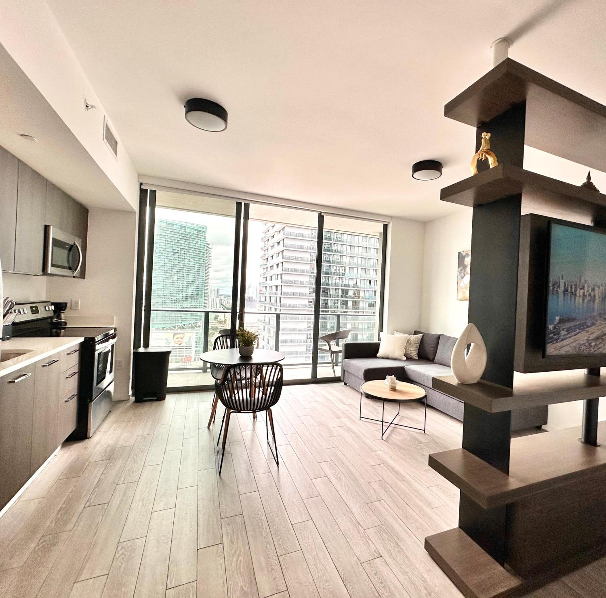 Appartamento Luxury Loft - Free Parking - Ocean View - Brickell Downtown Miami Camera foto